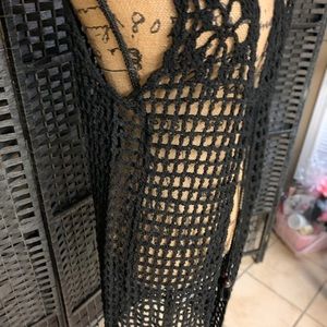 Black Sweater Coverup